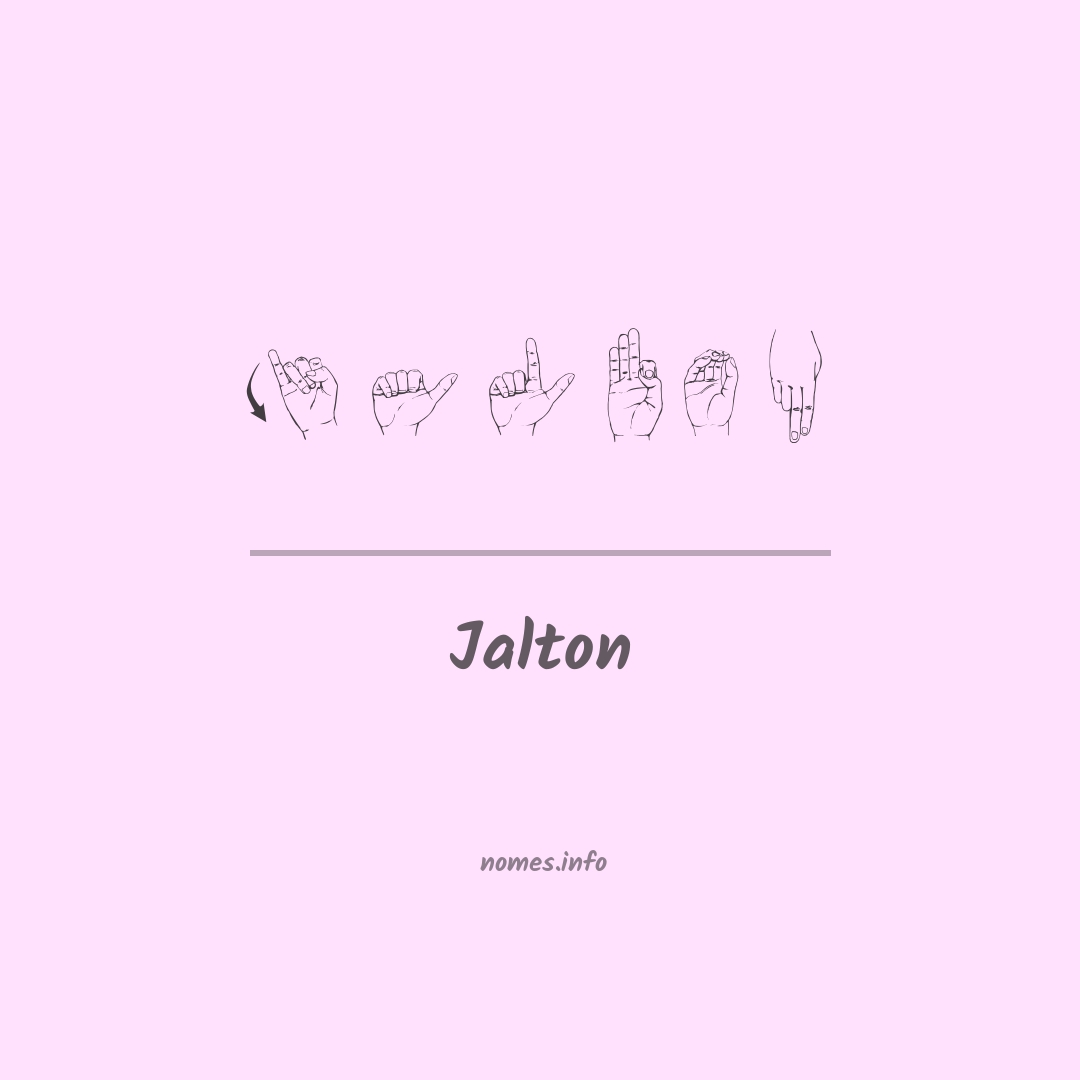 Jalton em Libras