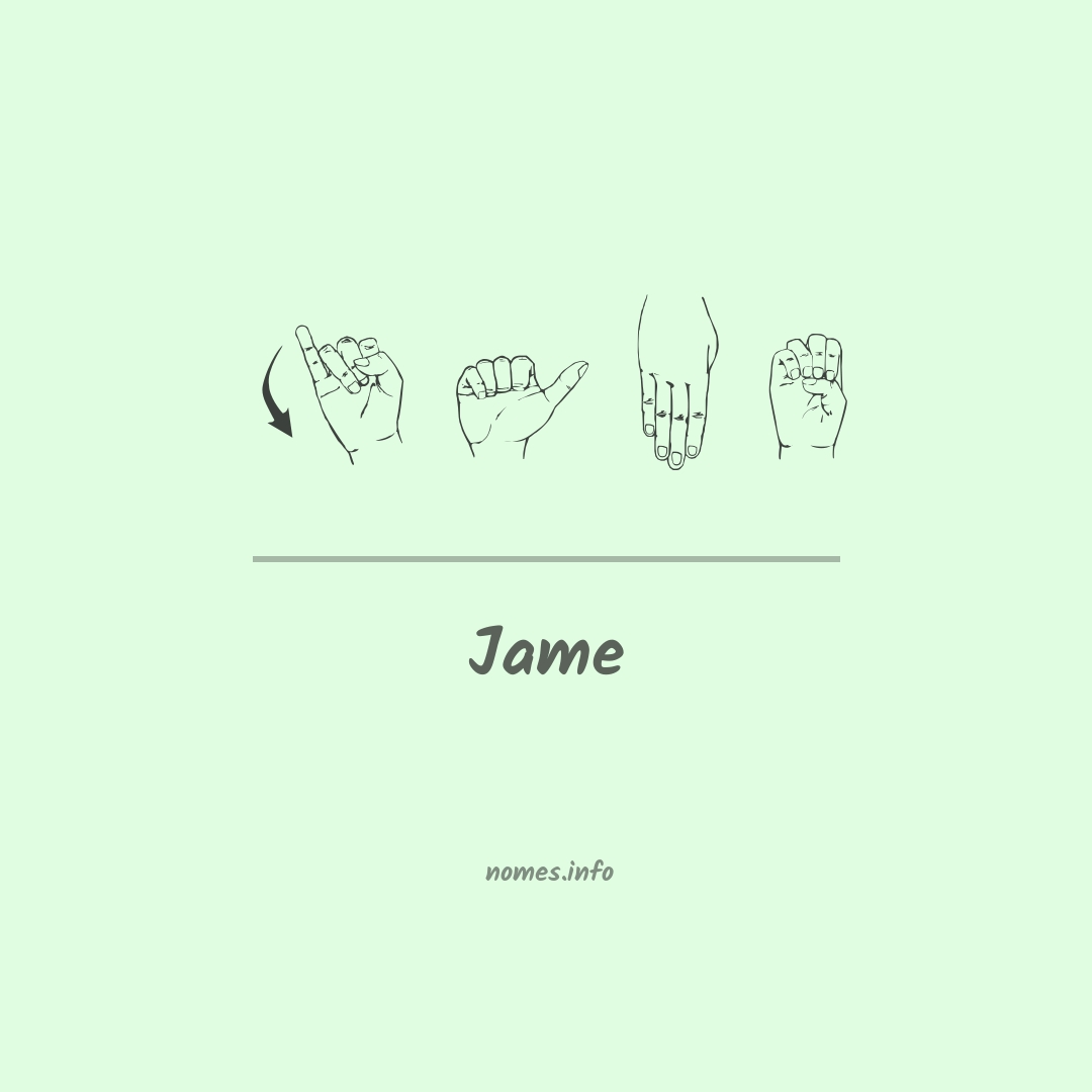 Jame em Libras