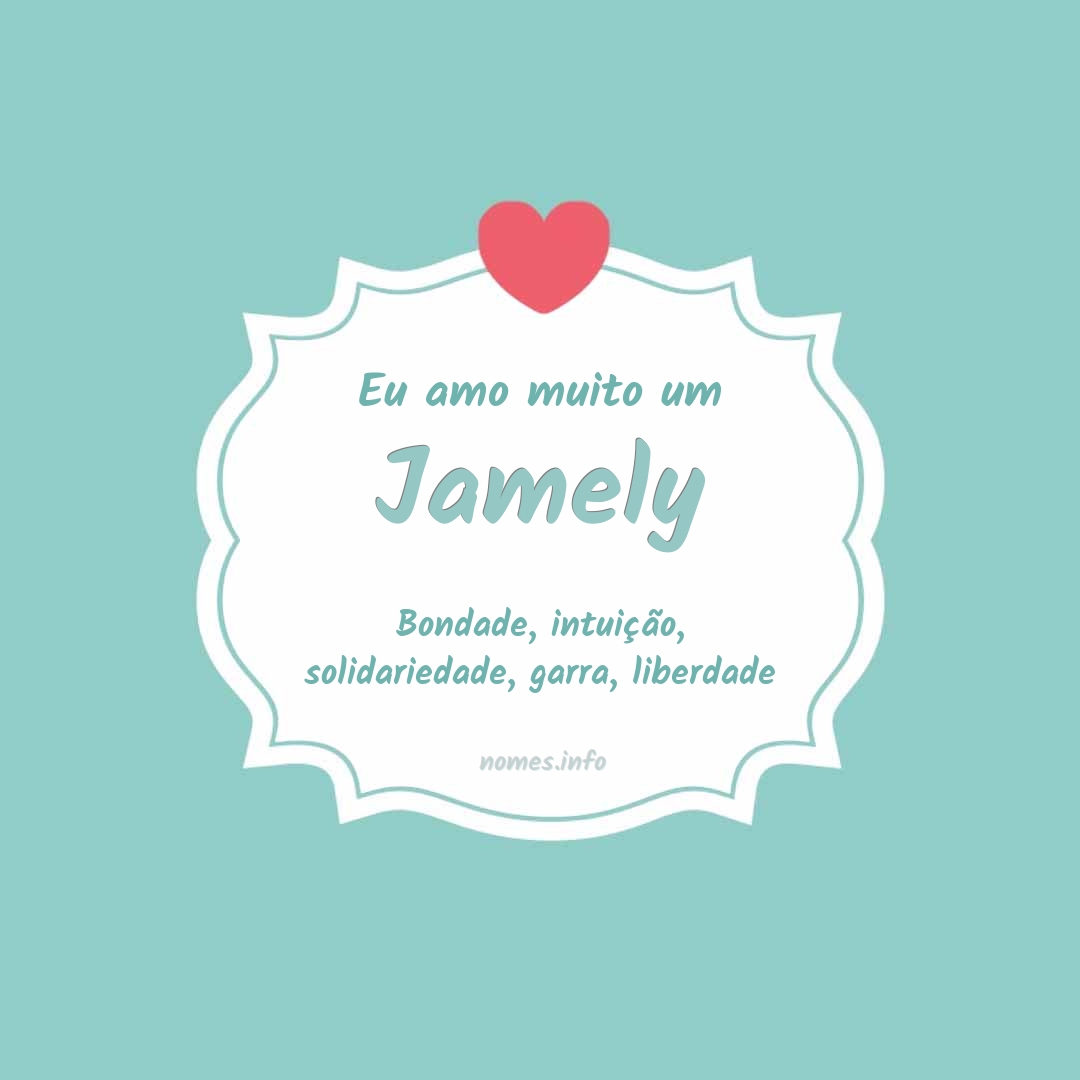 Eu amo muito Jamely