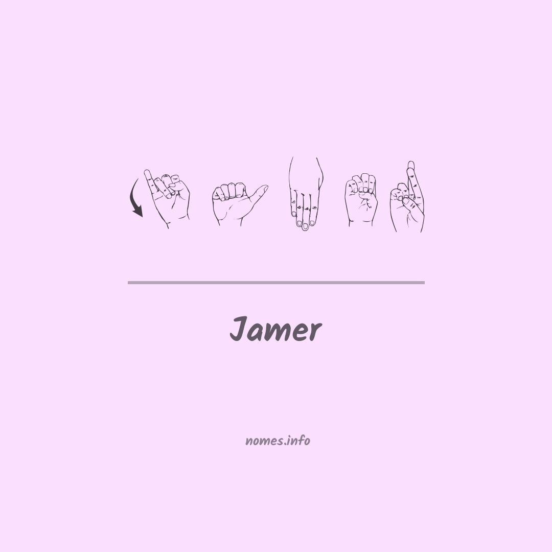 Jamer em Libras