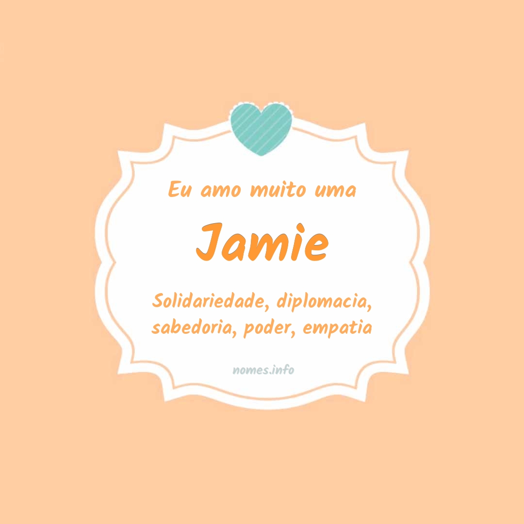 Eu amo muito Jamie Eu amo muito Jamie