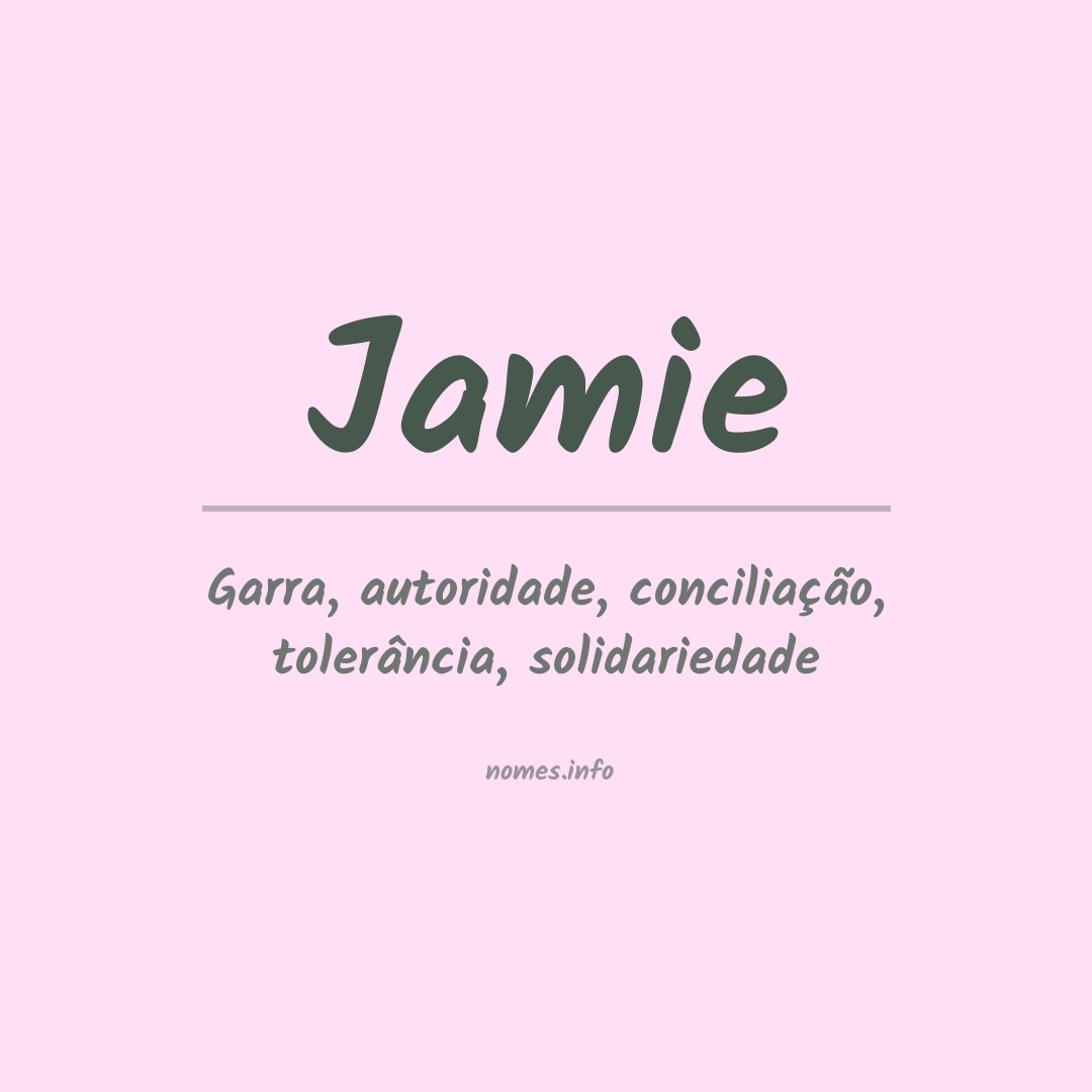Significado do nome Jamie
