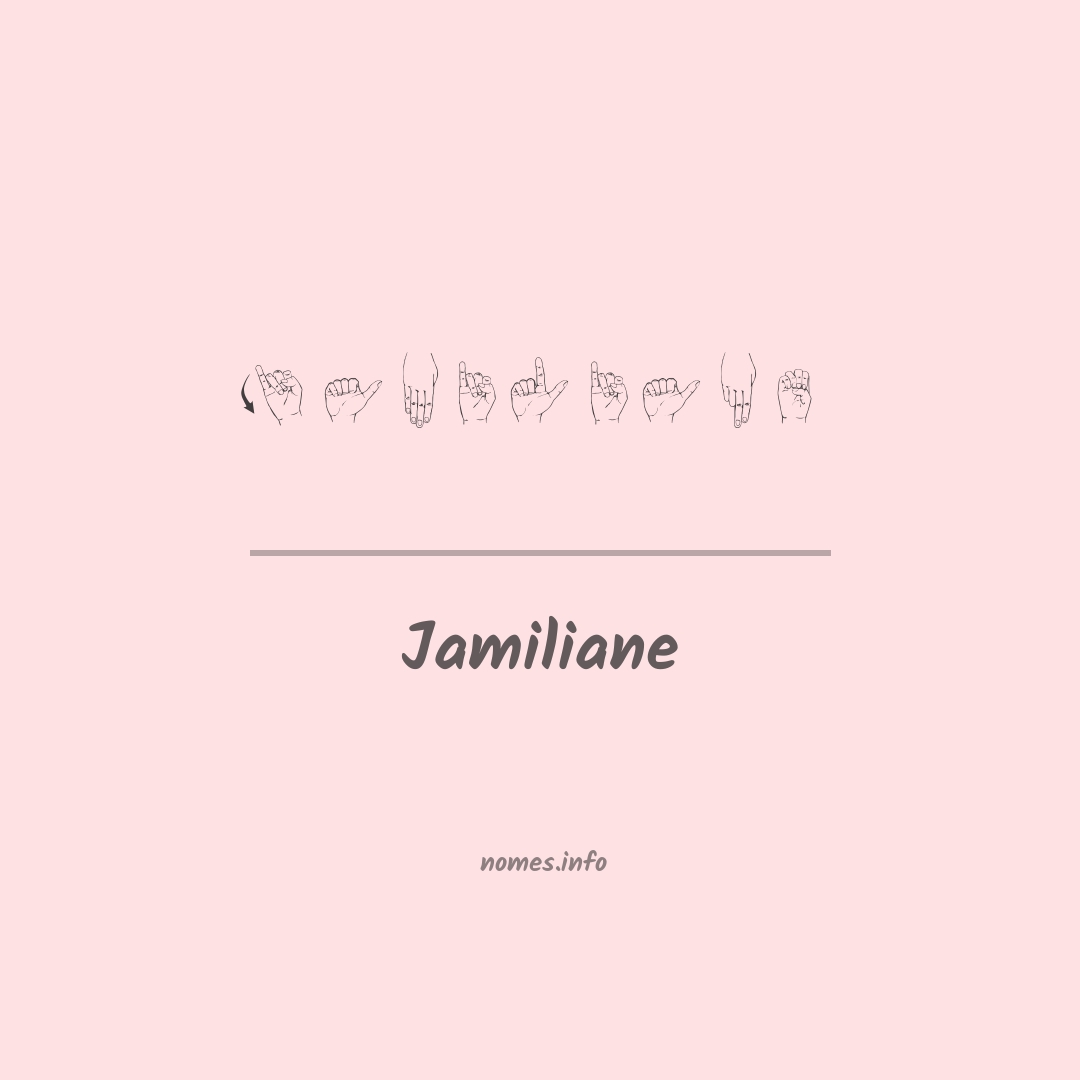 Jamiliane em Libras