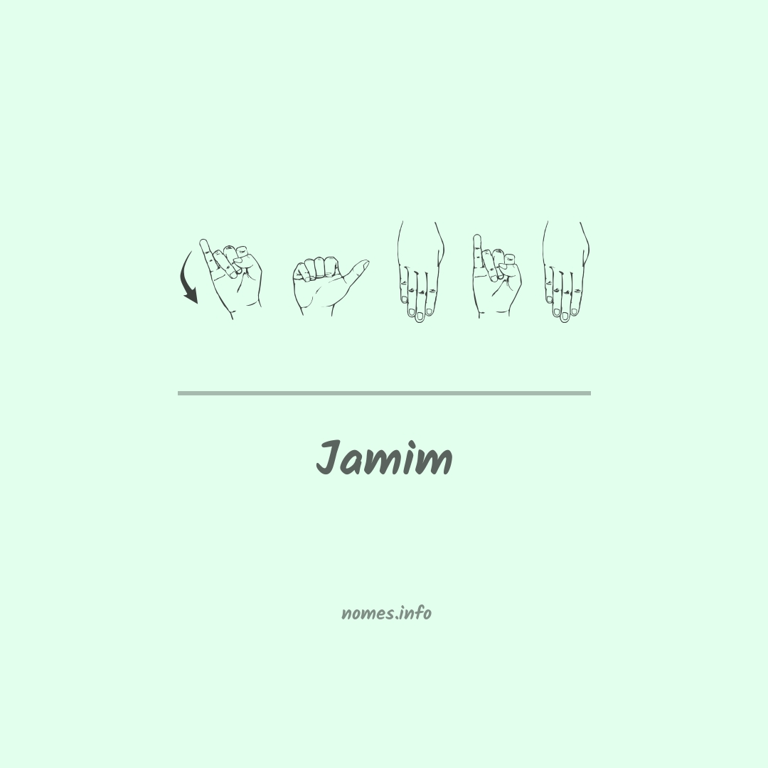 Jamim em Libras