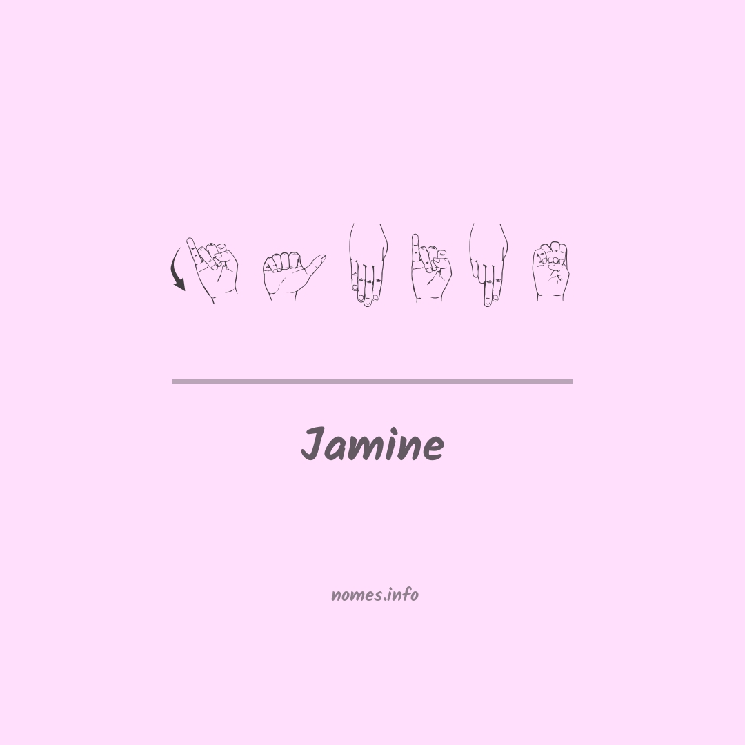 Jamine em Libras
