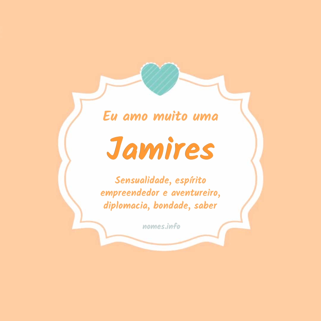 Eu amo muito Jamires