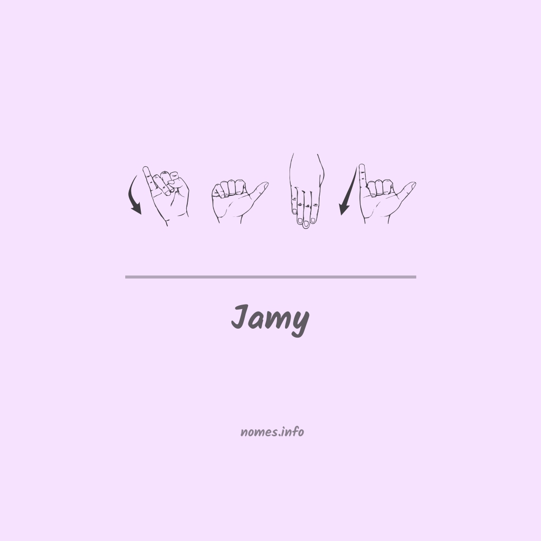 Jamy em Libras