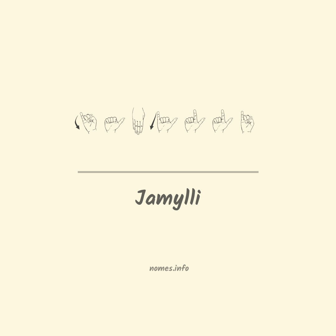 Jamylli em Libras