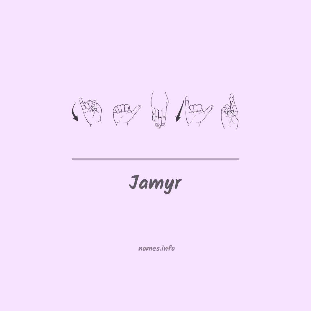 Jamyr em Libras
