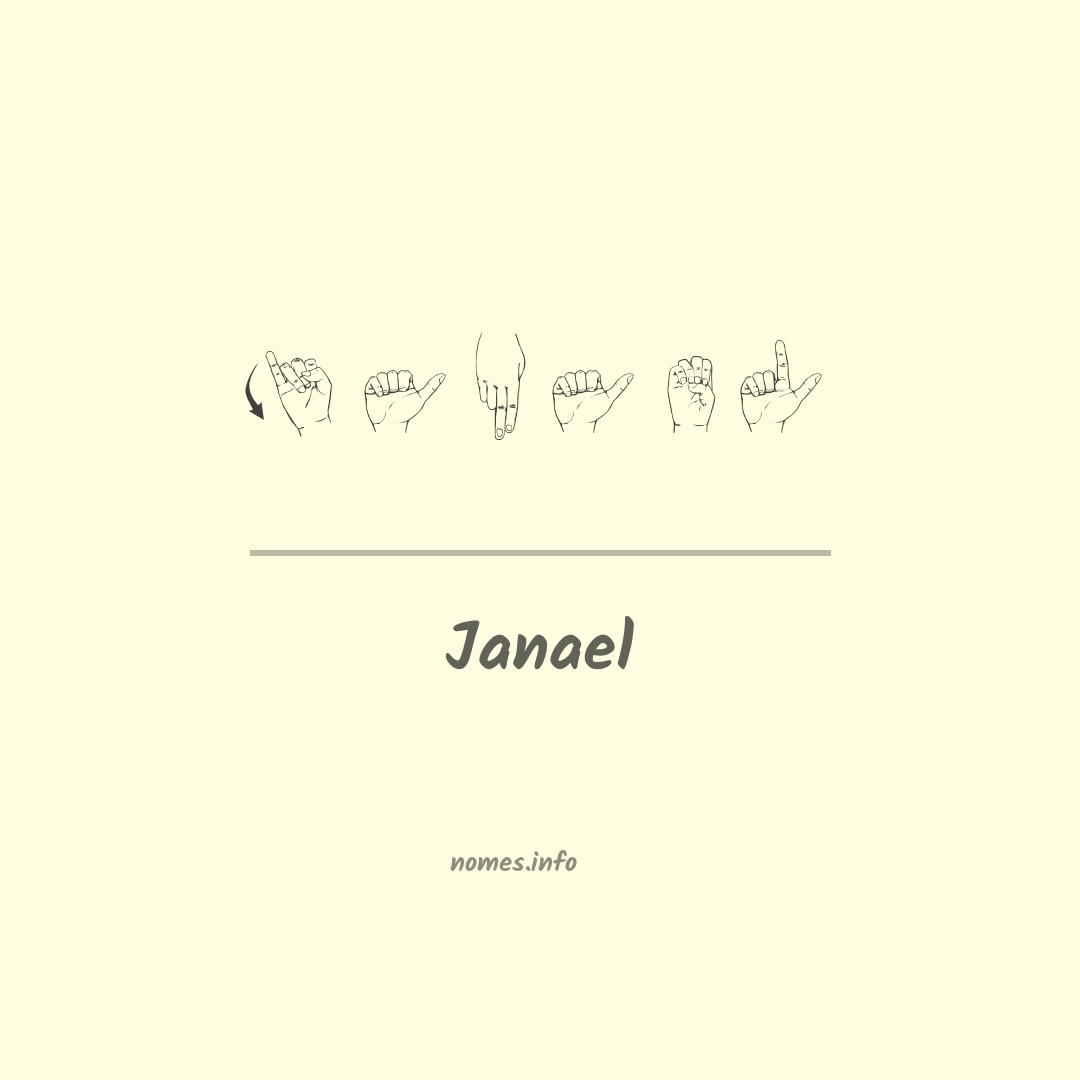 Janael em Libras