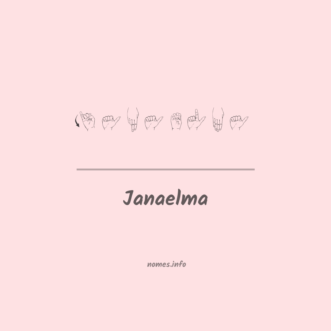 Janaelma em Libras