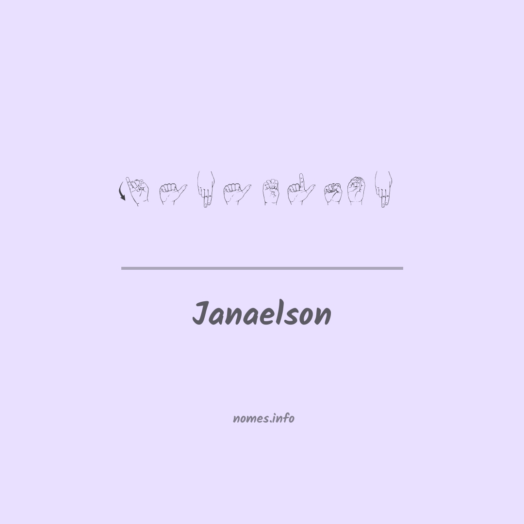 Janaelson em Libras Janaelson em Libras