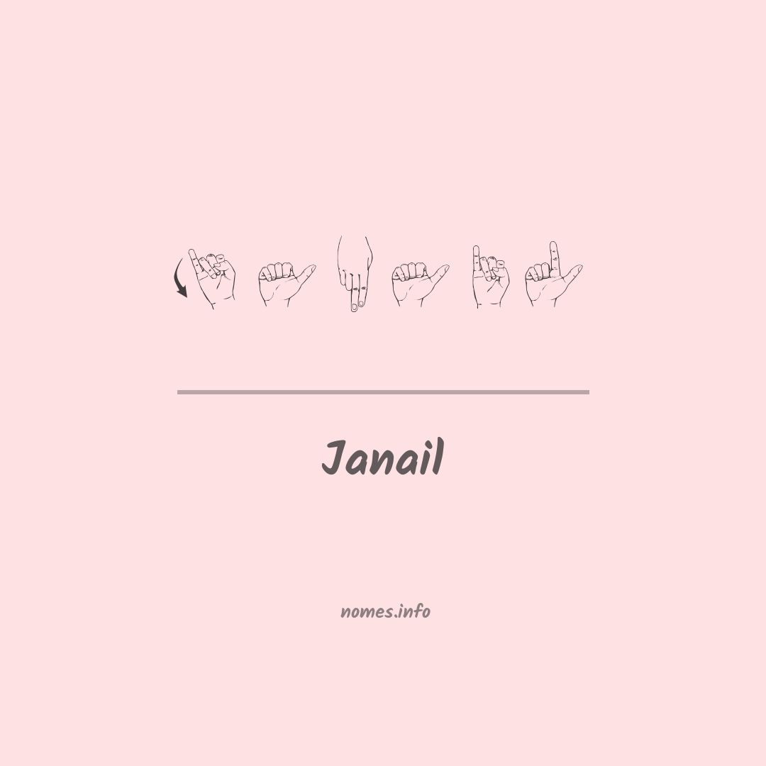 Janail em Libras