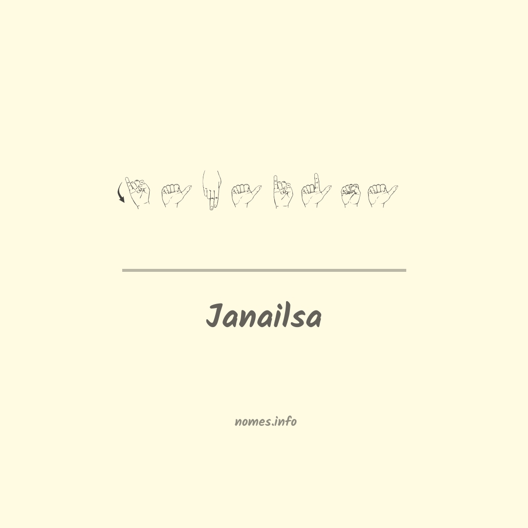 Janailsa em Libras
