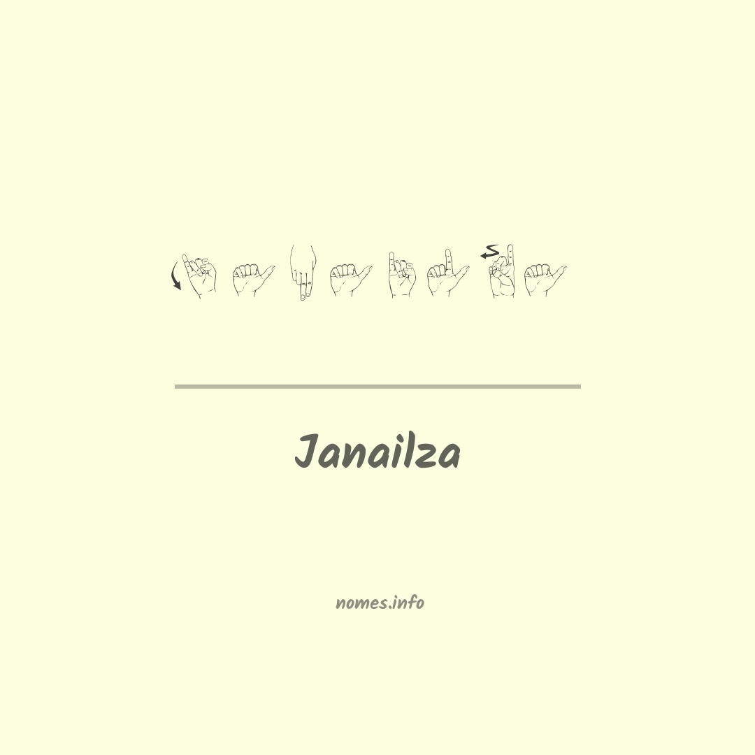 Janailza em Libras