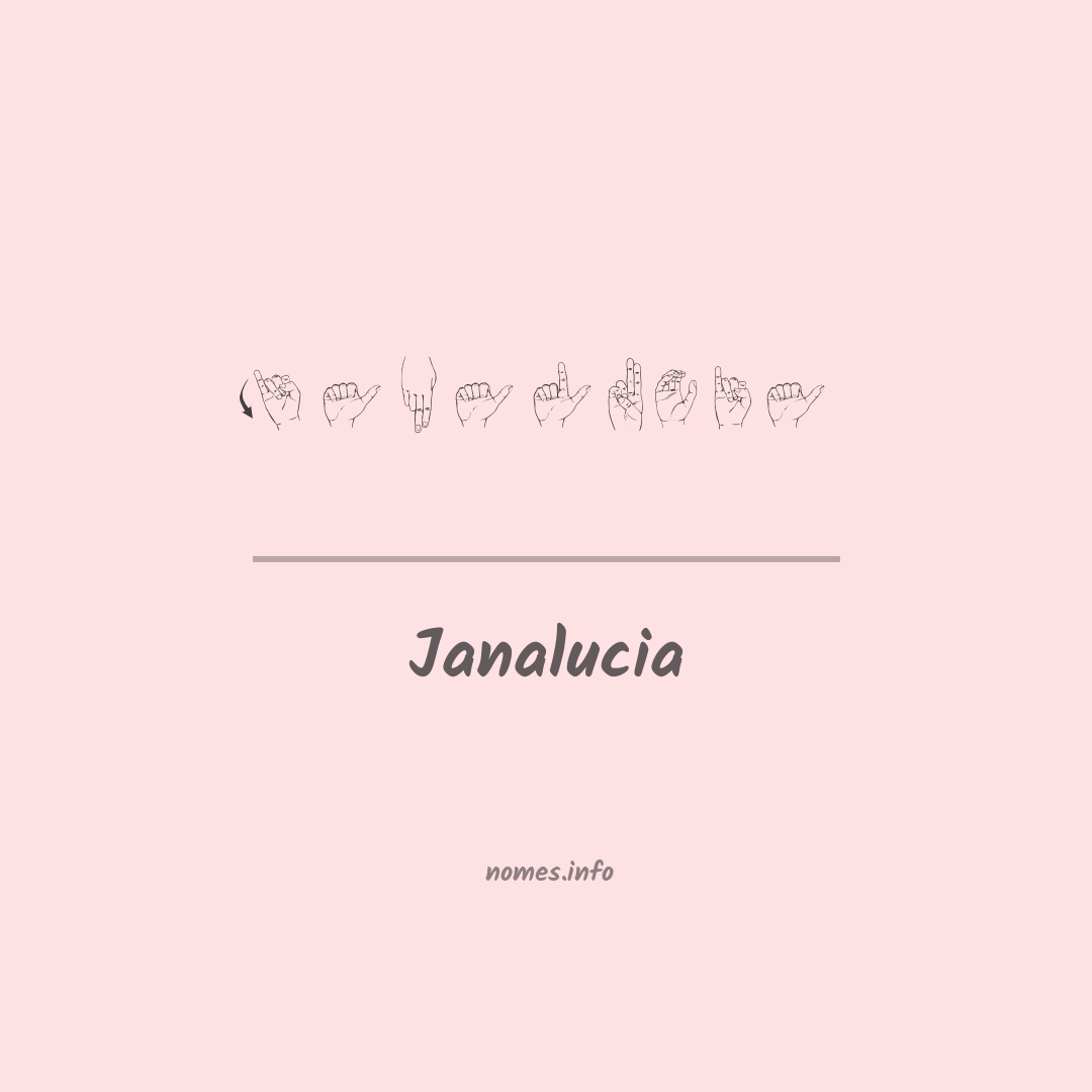 Janalucia em Libras