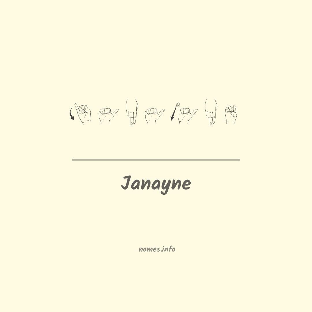 Janayne em Libras