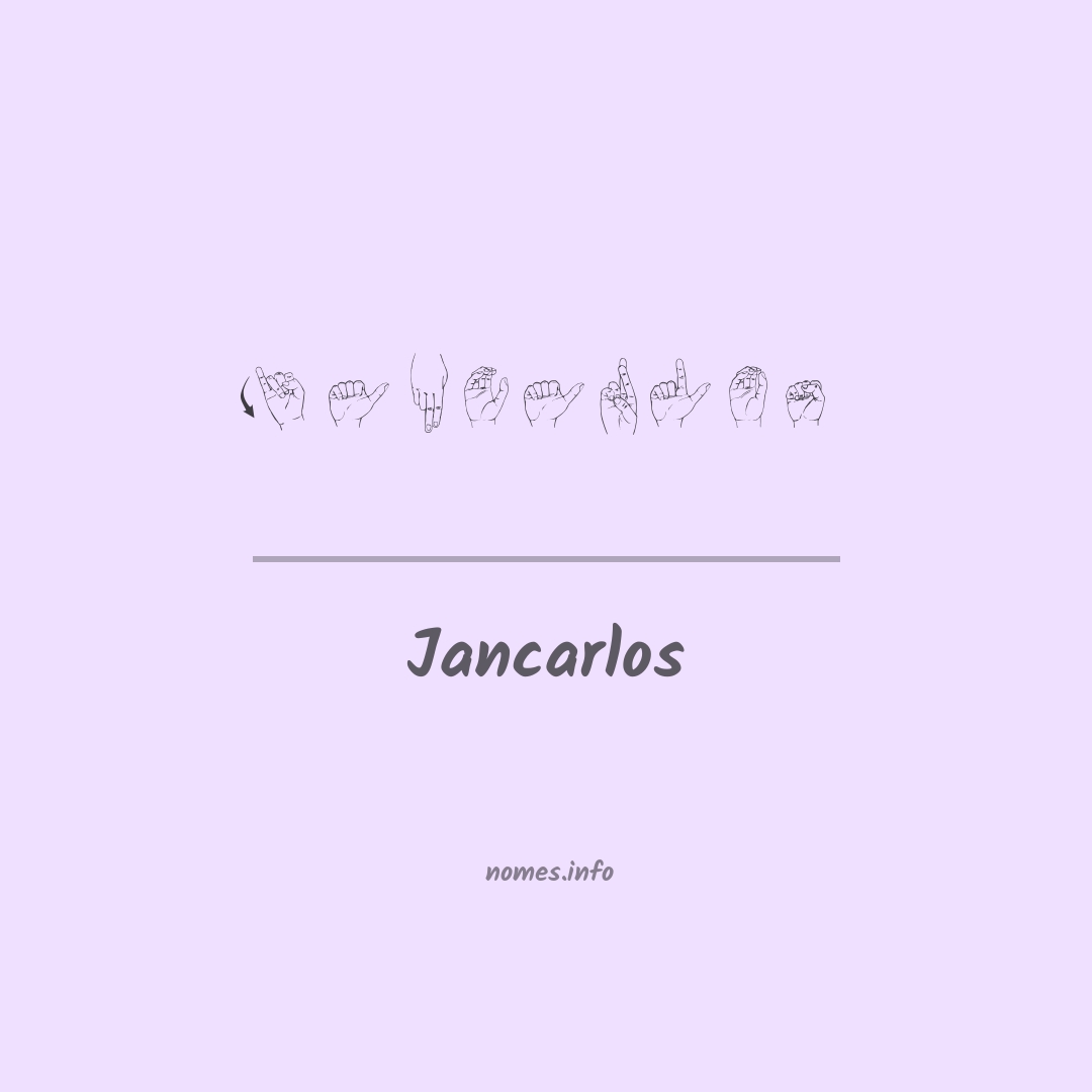 Jancarlos em Libras