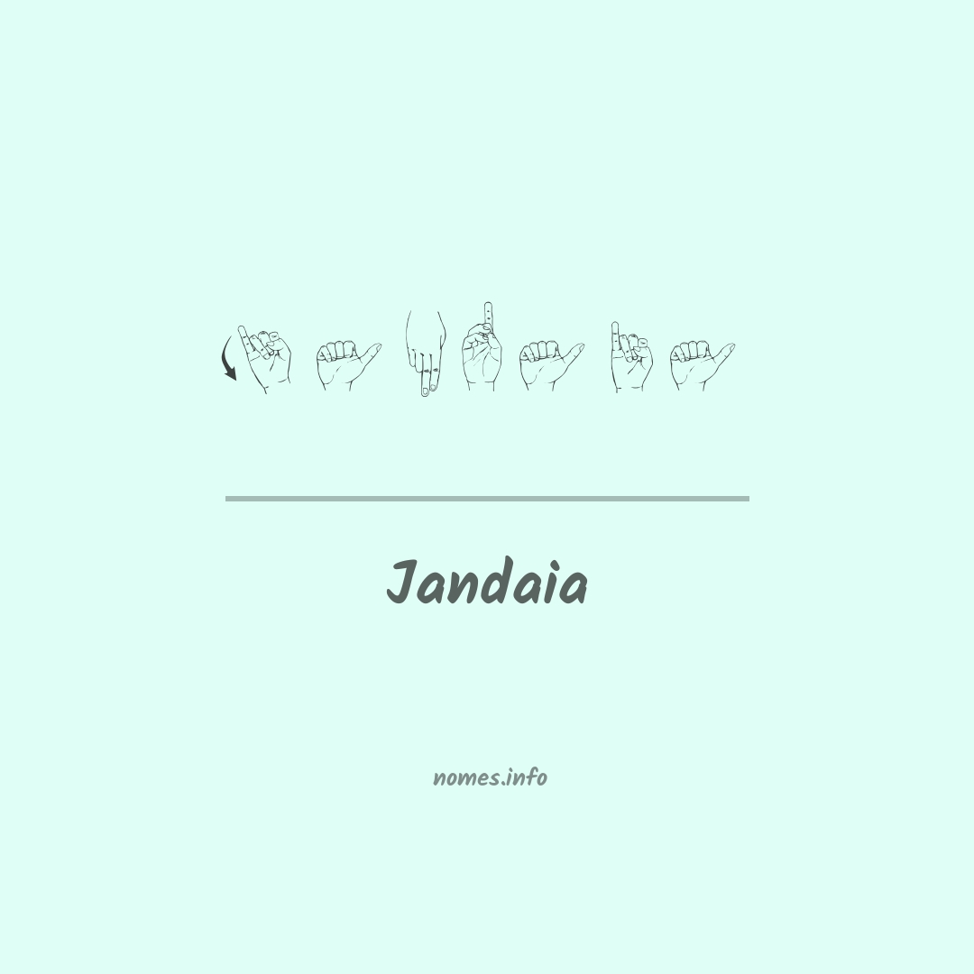 Jandaia em Libras