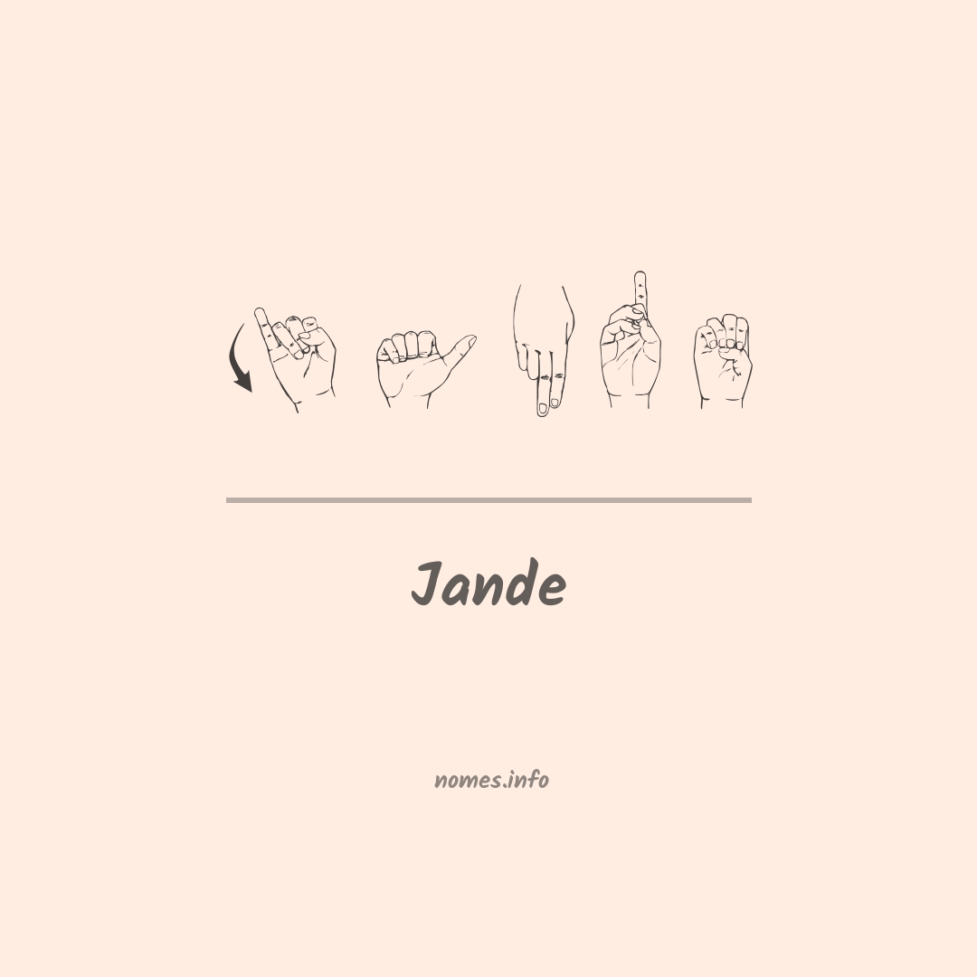 Jande em Libras Jande em Libras