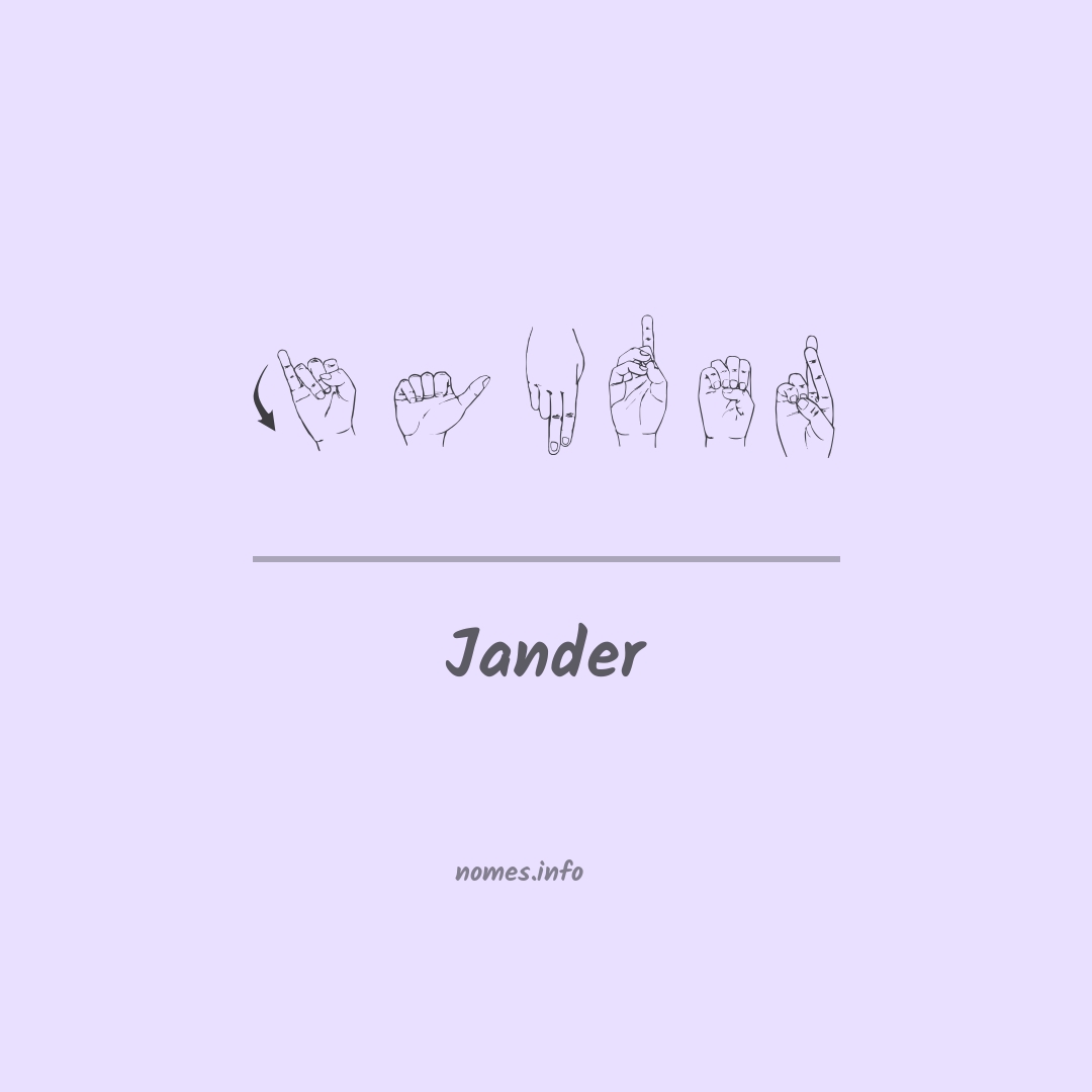Jander em Libras Jander em Libras