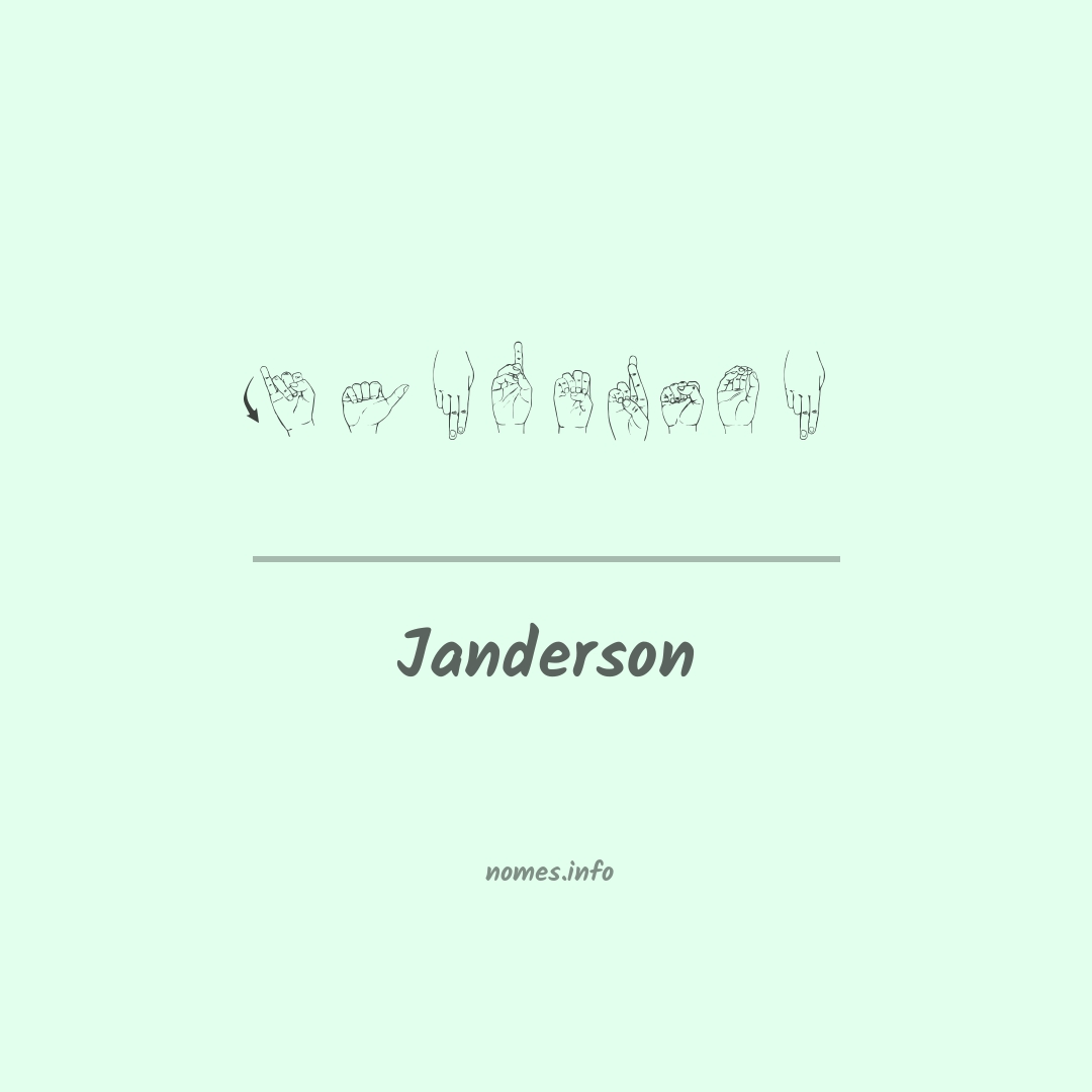 Janderson em Libras