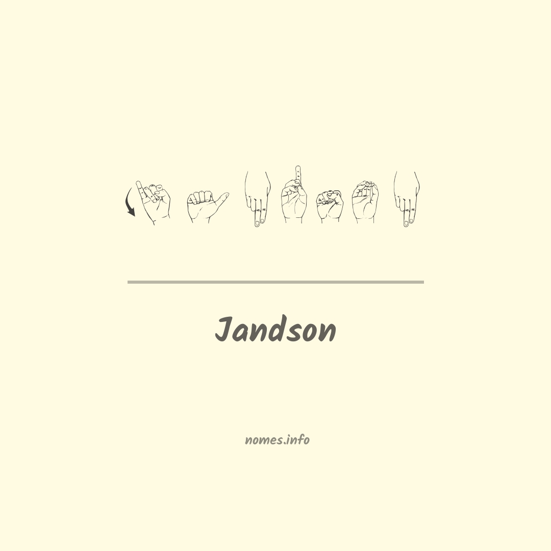 Jandson em Libras
