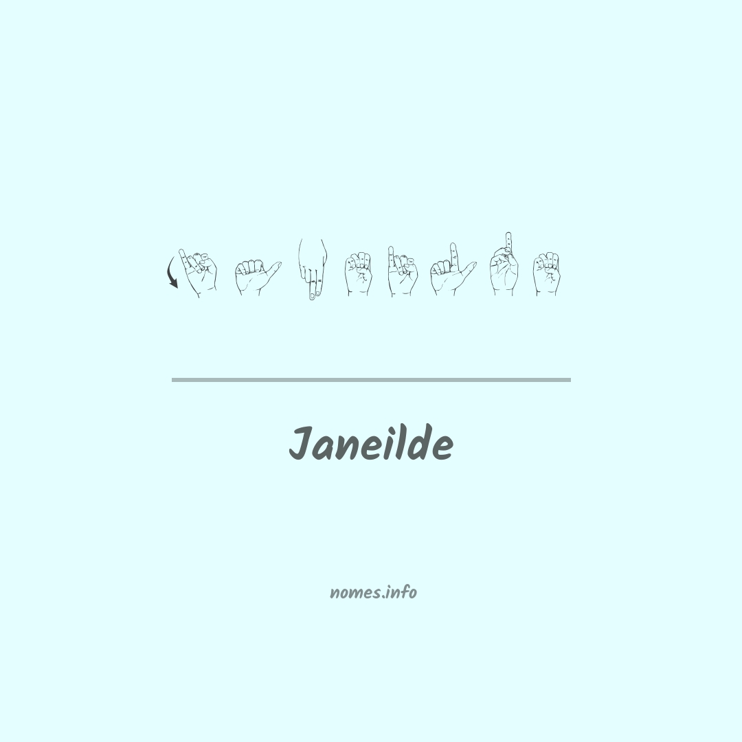 Janeilde em Libras