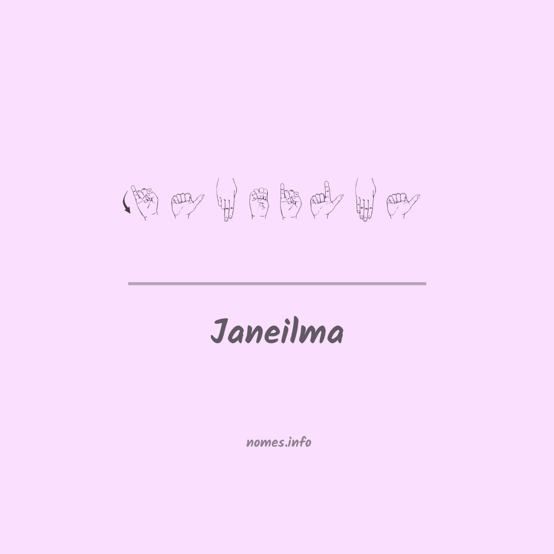 Janeilma em Libras