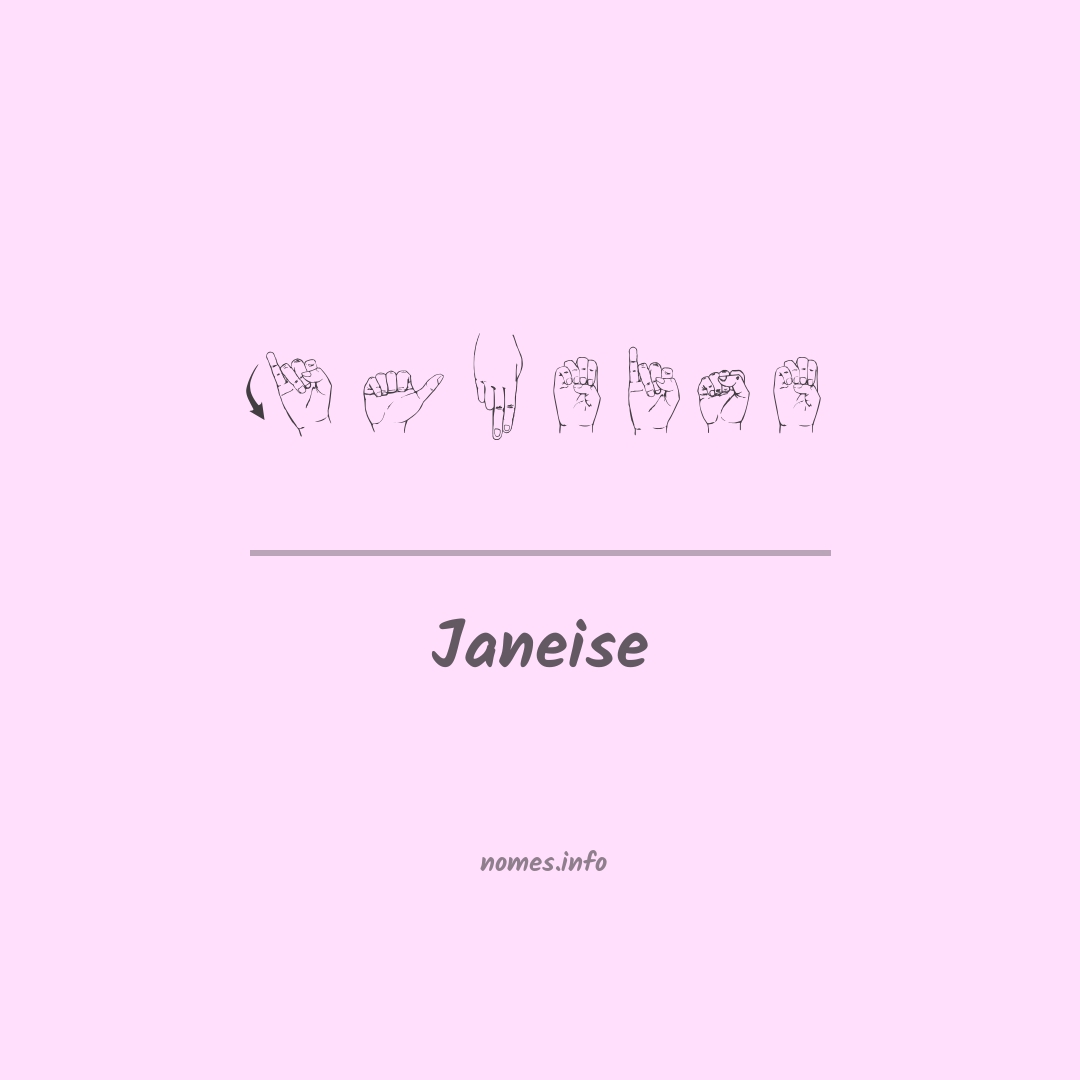 Janeise em Libras