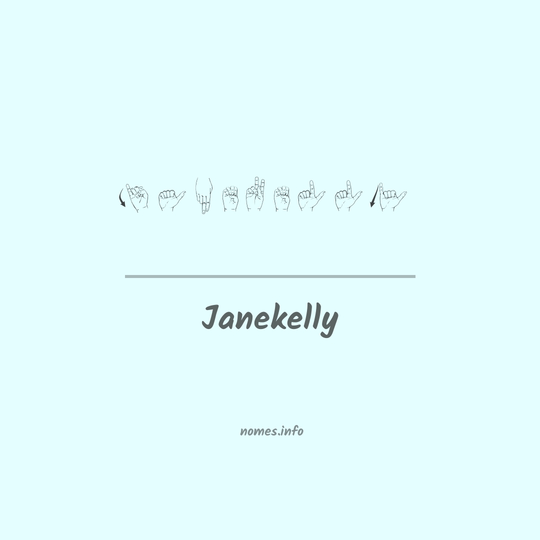 Janekelly em Libras