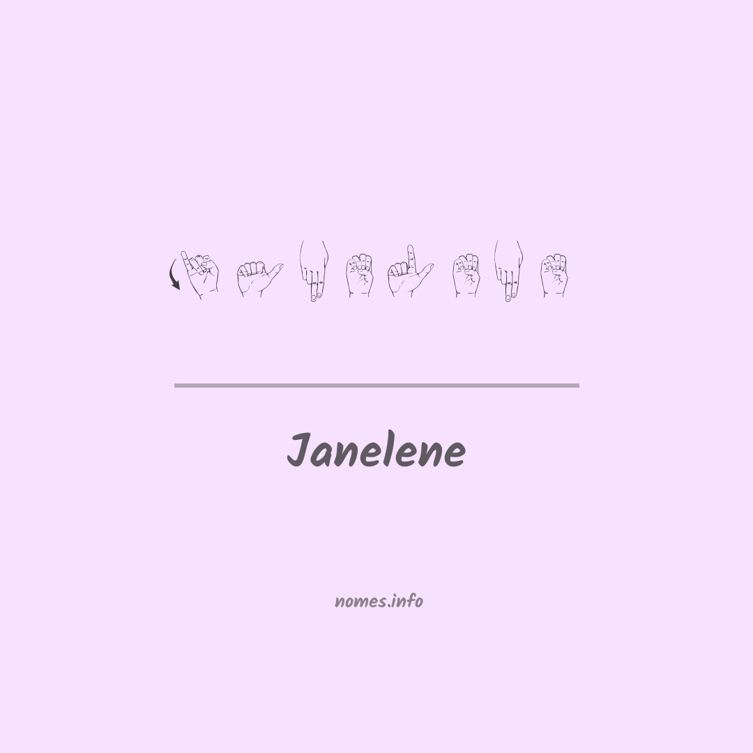 Janelene em Libras
