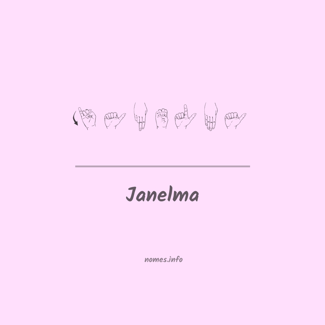 Janelma em Libras