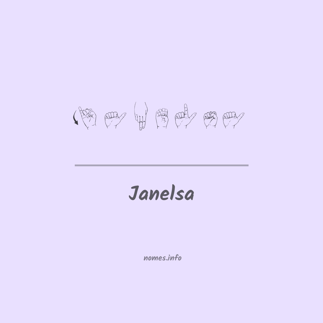 Janelsa em Libras