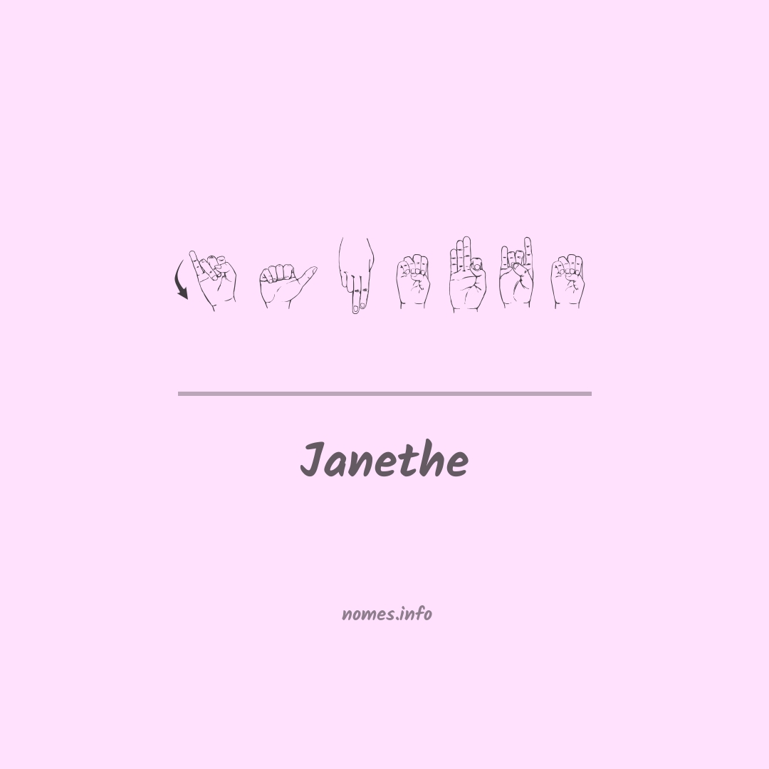 Janethe em Libras