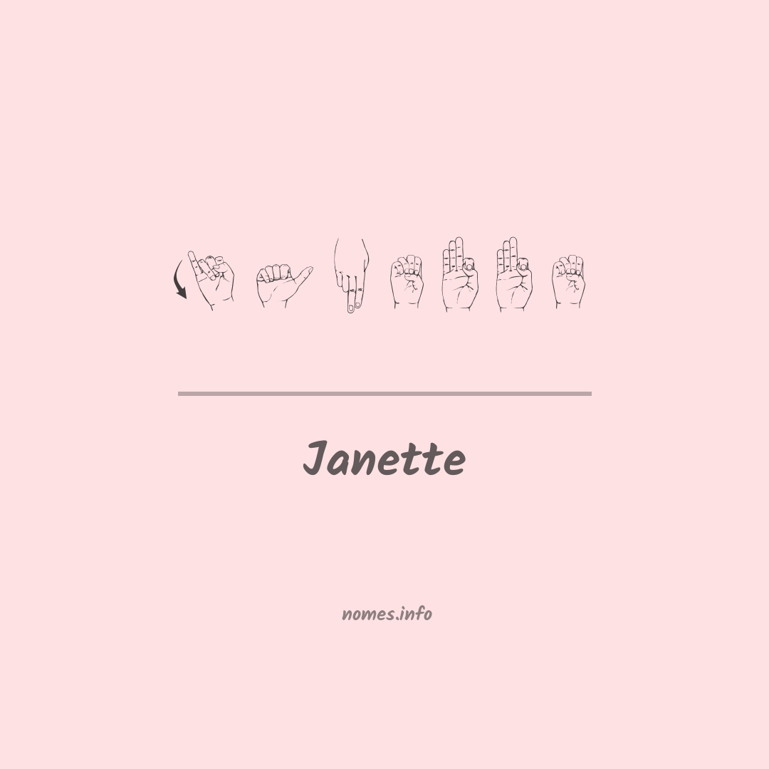 Janette em Libras