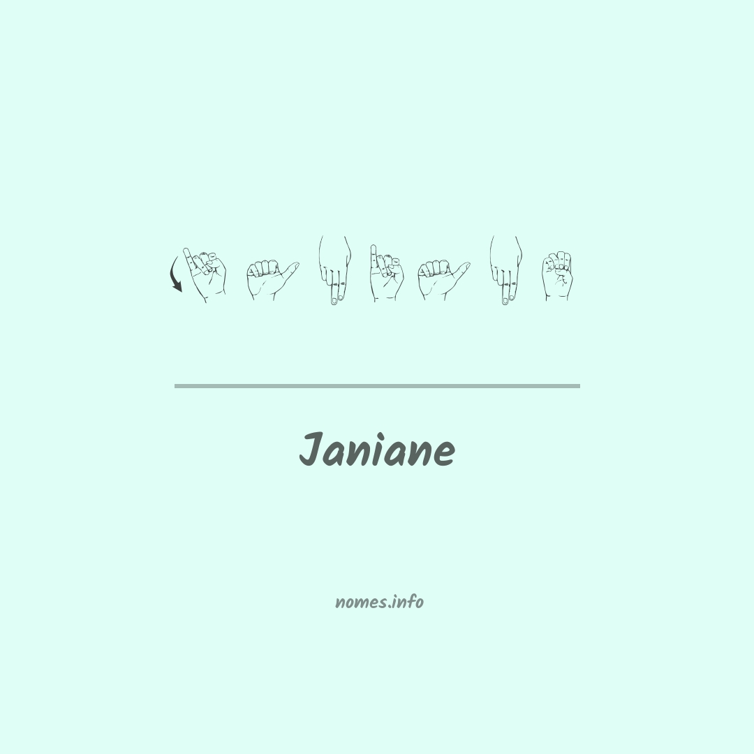 Janiane em Libras