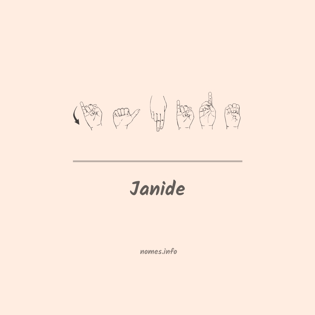 Janide em Libras
