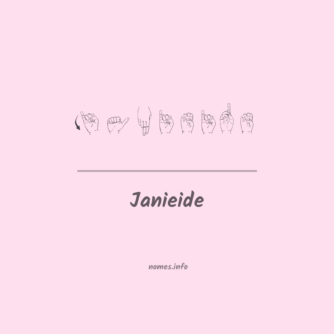 Janieide em Libras