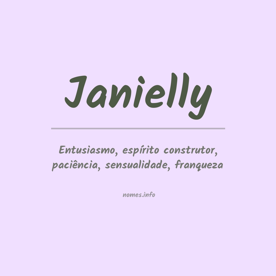 Significado do nome Janielly