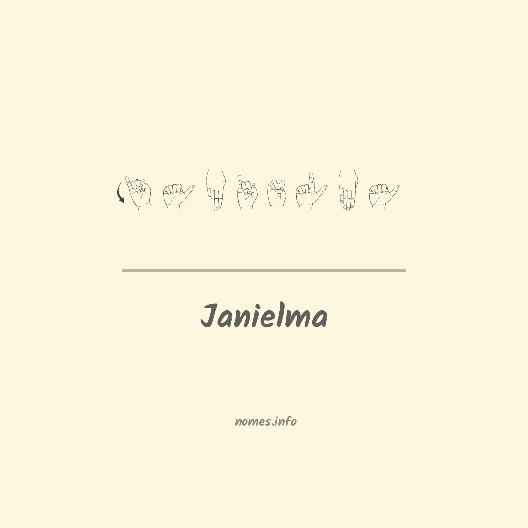 Janielma em Libras