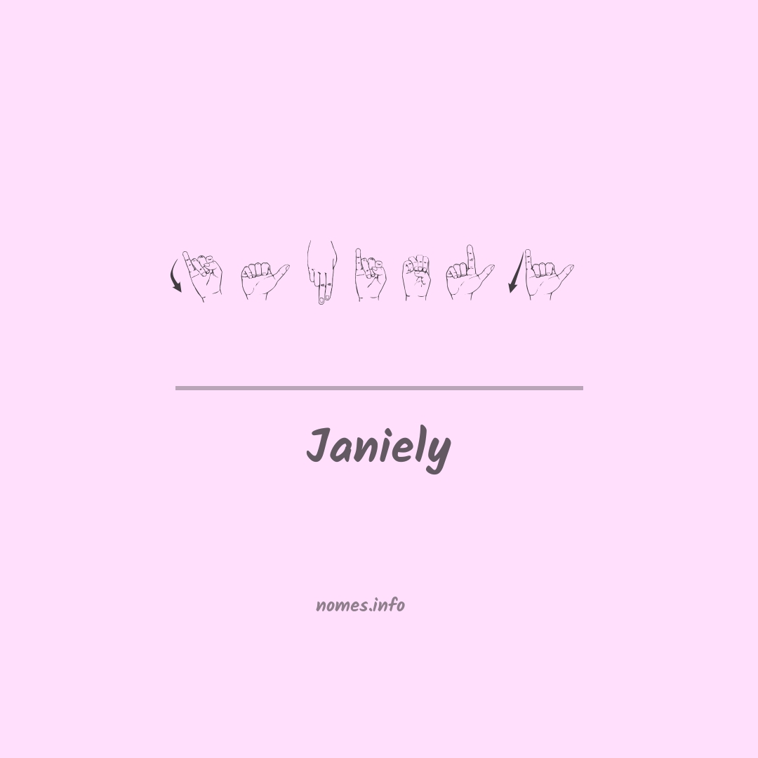 Janiely em Libras