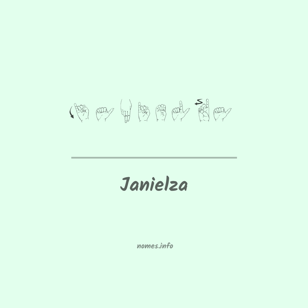 Janielza em Libras