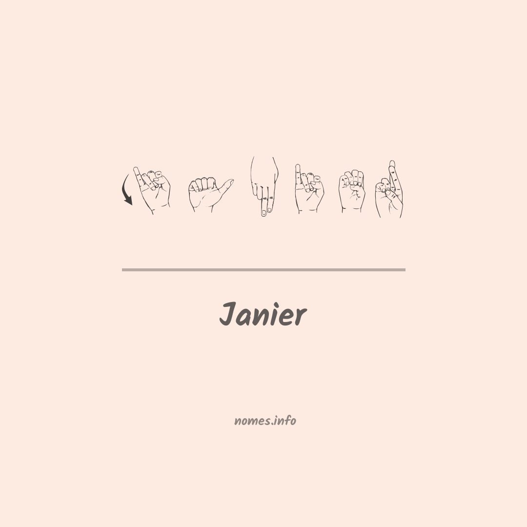 Janier em Libras