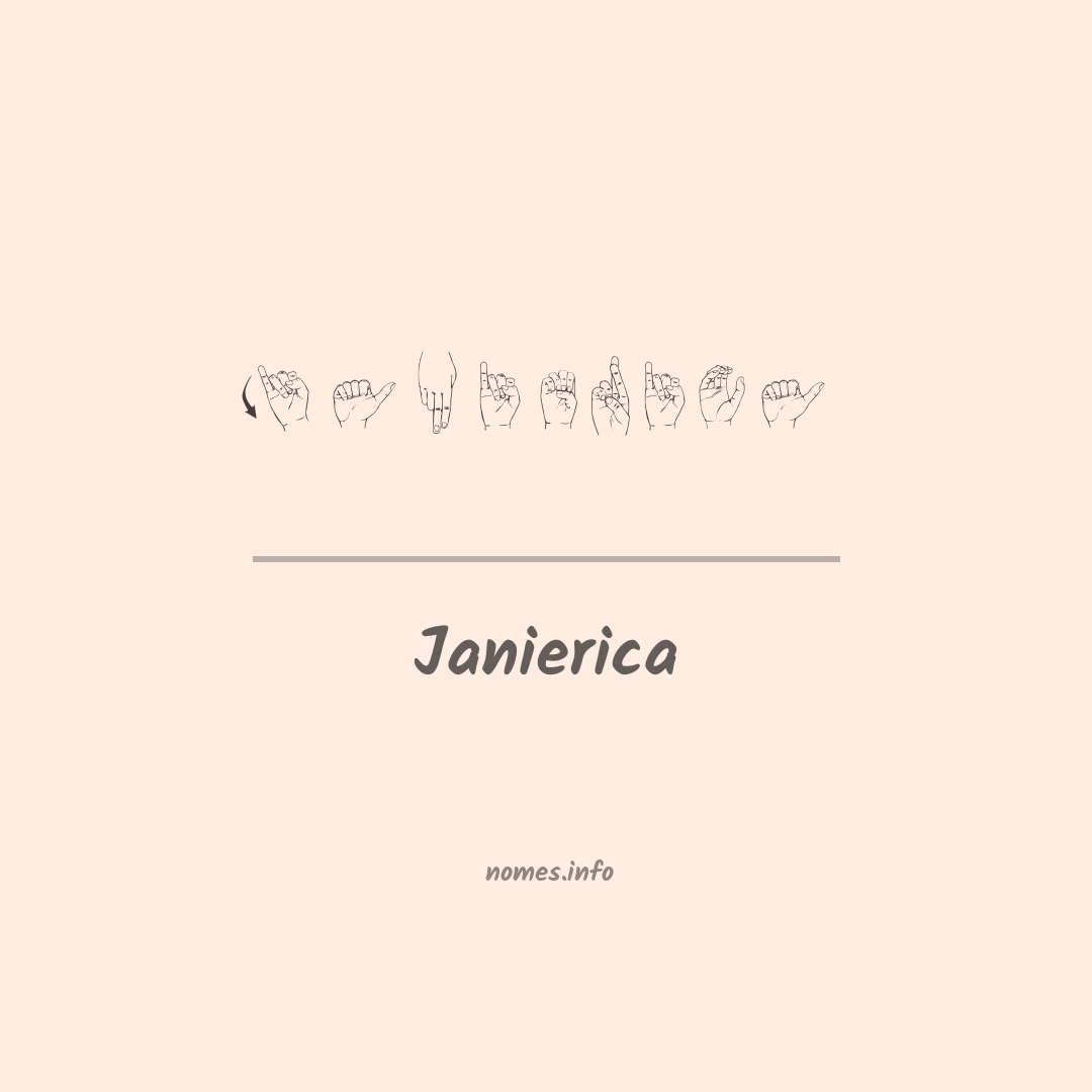 Janierica em Libras
