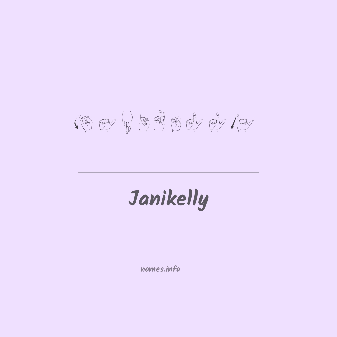 Janikelly em Libras