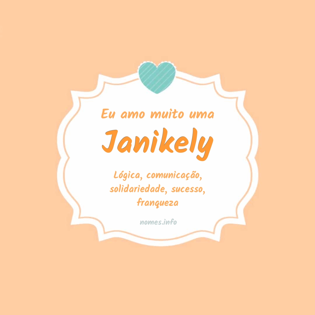 Eu amo muito Janikely