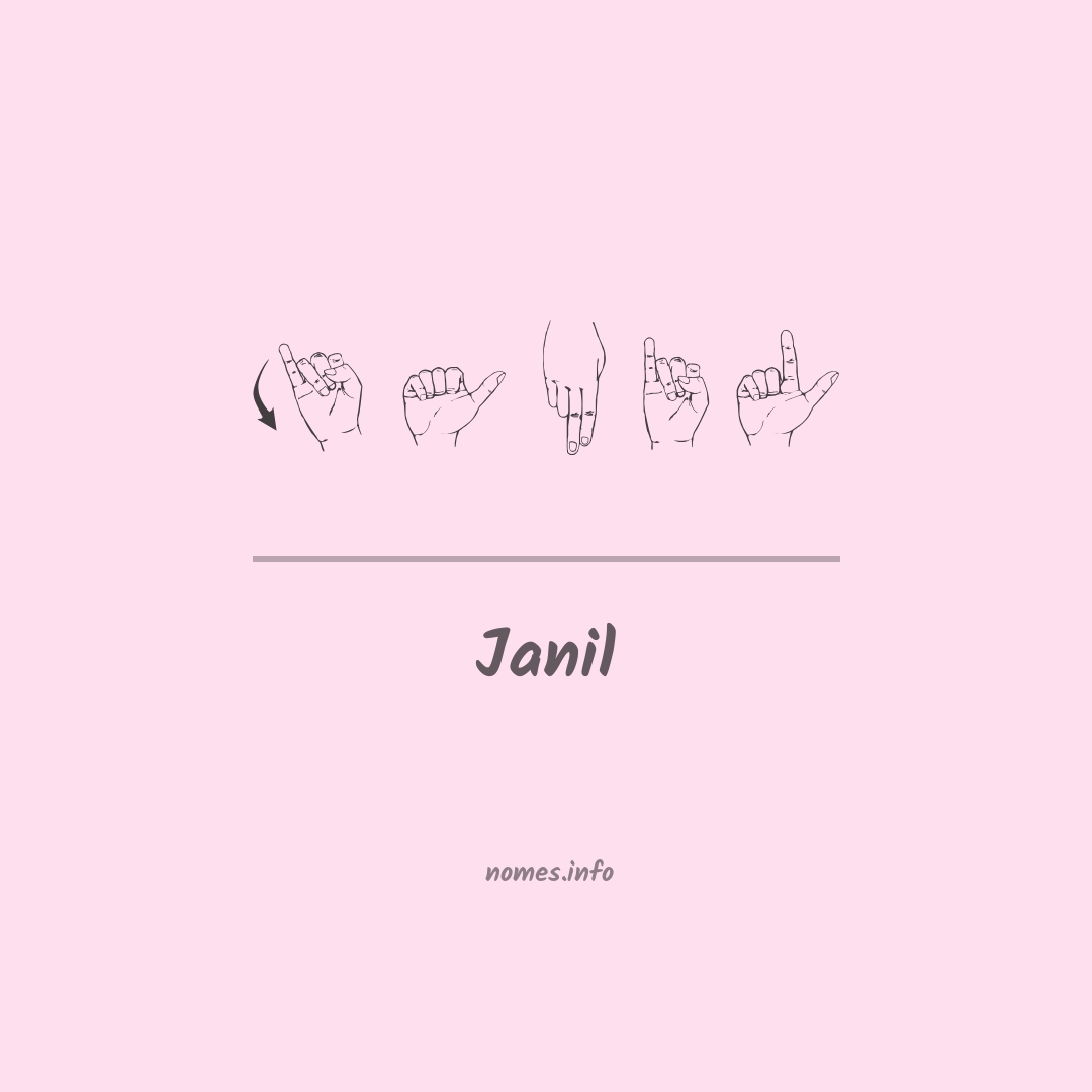 Janil em Libras
