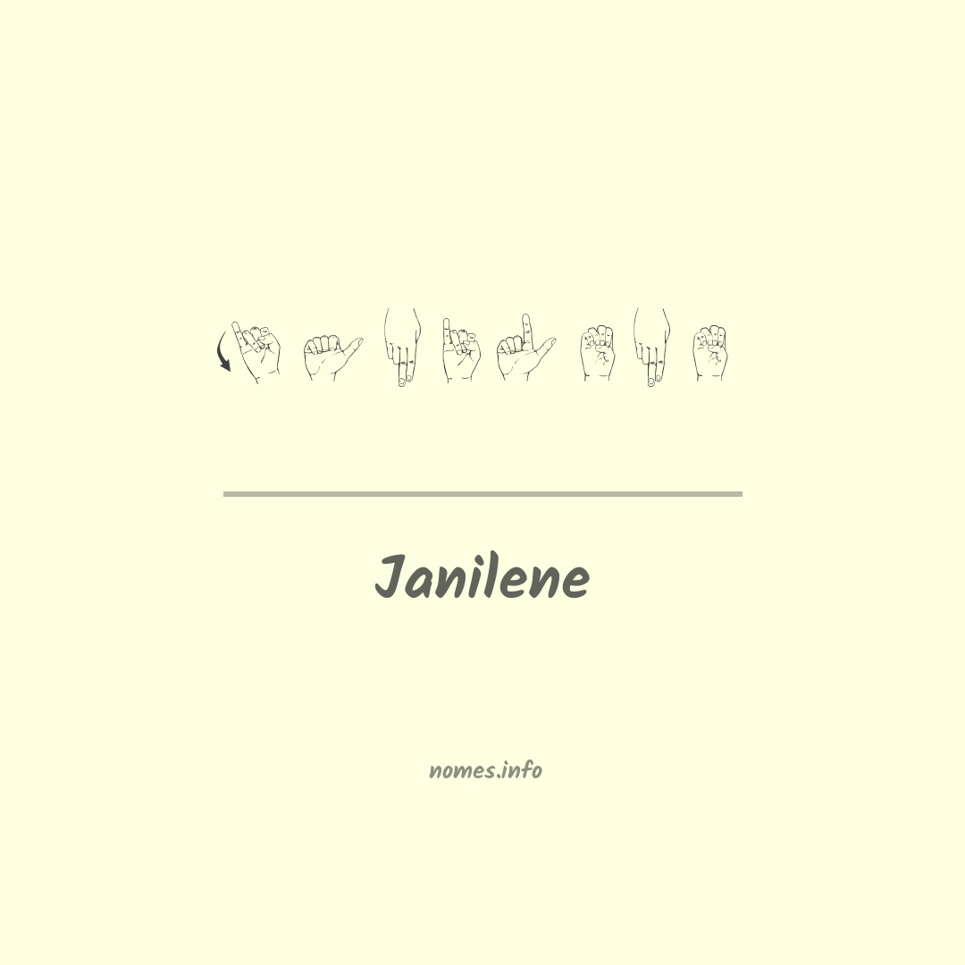 Janilene em Libras