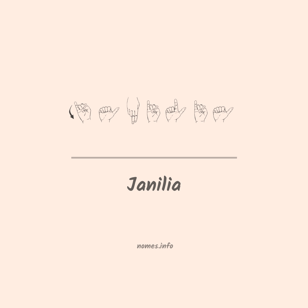 Janilia em Libras